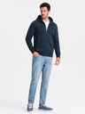 Ombre Clothing Pánská bavlněná elastická mikina BASIC  Ombre Clothing