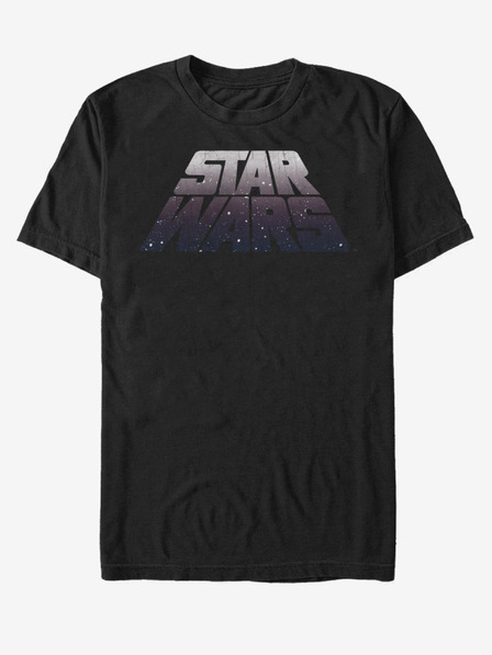 ZOOT.Fan Černé unisex tričko Star Wars Perspective Logo