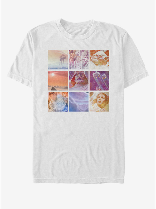 ZOOT.Fan Bílé pánské tričko Star Wars Three By Three