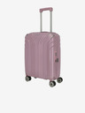 Travelite Růžový dámský cestovní kufr Travelite Elvaa 4w S Rosé