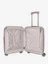 Travelite Růžový dámský cestovní kufr Travelite Elvaa 4w S Rosé