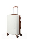 Travelite Cestovní kufr Travelite Bali M White/Cognac