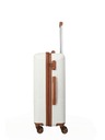 Travelite Cestovní kufr Travelite Bali M White/Cognac
