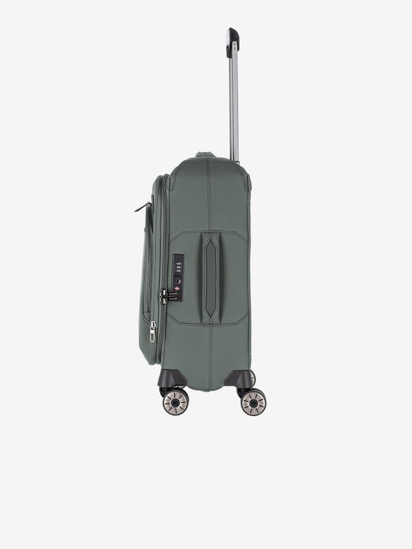 Travelite Zelený cestovní kufr Travelite Priima S