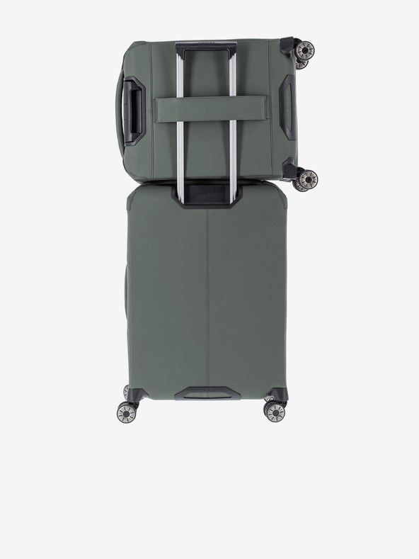 Travelite Zelený cestovní kufr Travelite Priima S