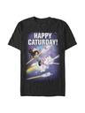 ZOOT.Fan Černé pánské tričko Disney Happy Caturday Stars