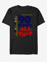 ZOOT.Fan Černé unisex tričko Nickelodeon 90 All