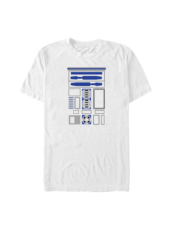 ZOOT.Fan Bílé pánské tričko Star Wars R2 Uniform