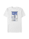 ZOOT.Fan Bílé pánské tričko Star Wars R2 Uniform