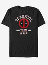 ZOOT.Fan Černé unisex tričko Marvel Deadpool Team Stuff
