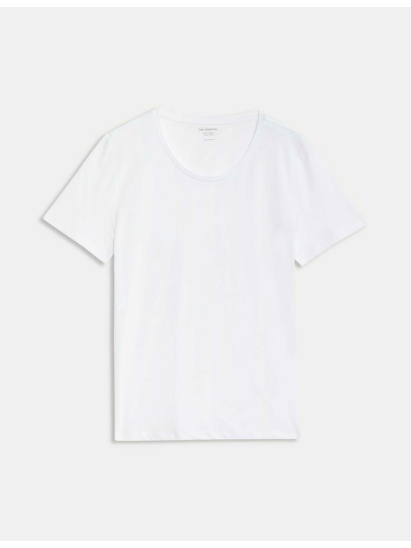 Marks & Spencer Tričko z čisté bavlny Marks & Spencer bílá