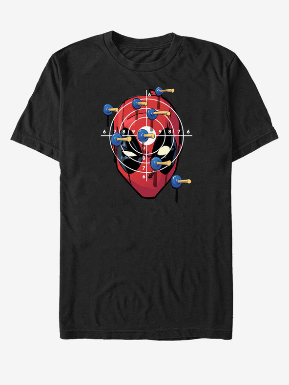 ZOOT.Fan Černé unisex tričko Marvel Target Practice