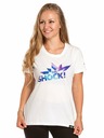 Meatfly Meatfly dámské tričko Big Shock! White | Bílá | Velikost