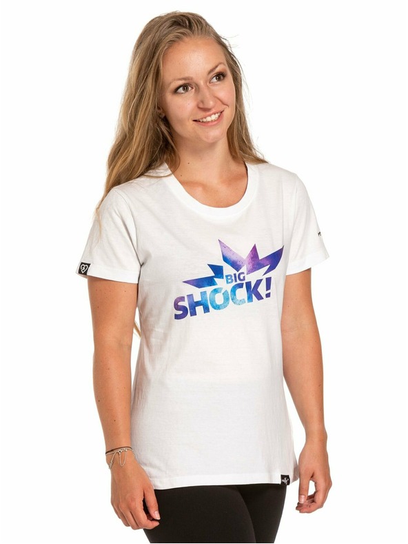 Meatfly Meatfly dámské tričko Big Shock! White | Bílá | Velikost