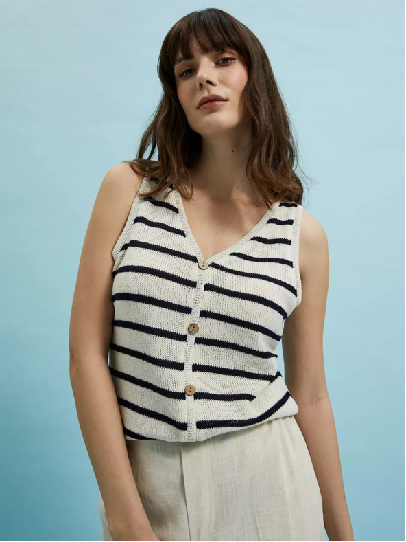 Moodo Dámské pruhované tílko Moodo