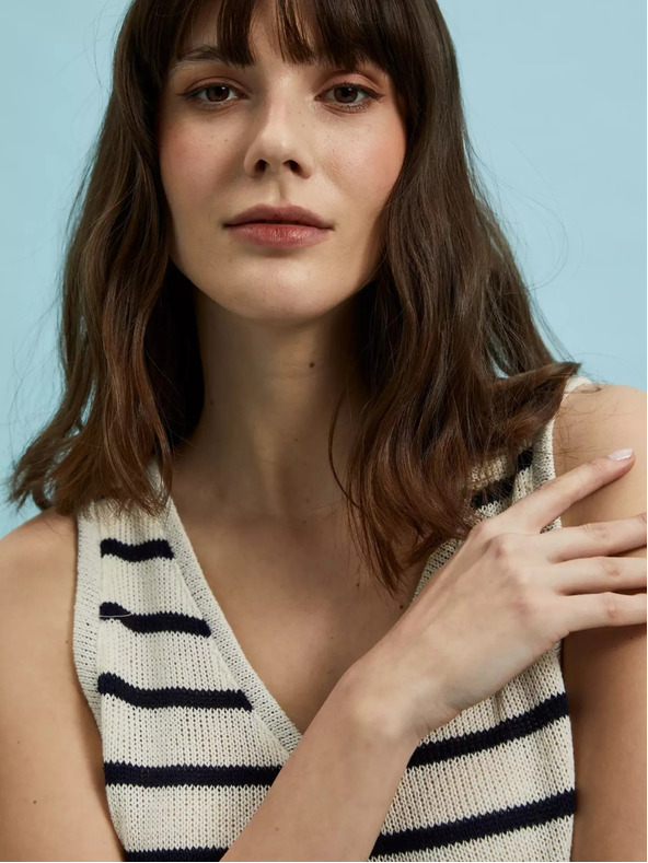 Moodo Dámské pruhované tílko Moodo