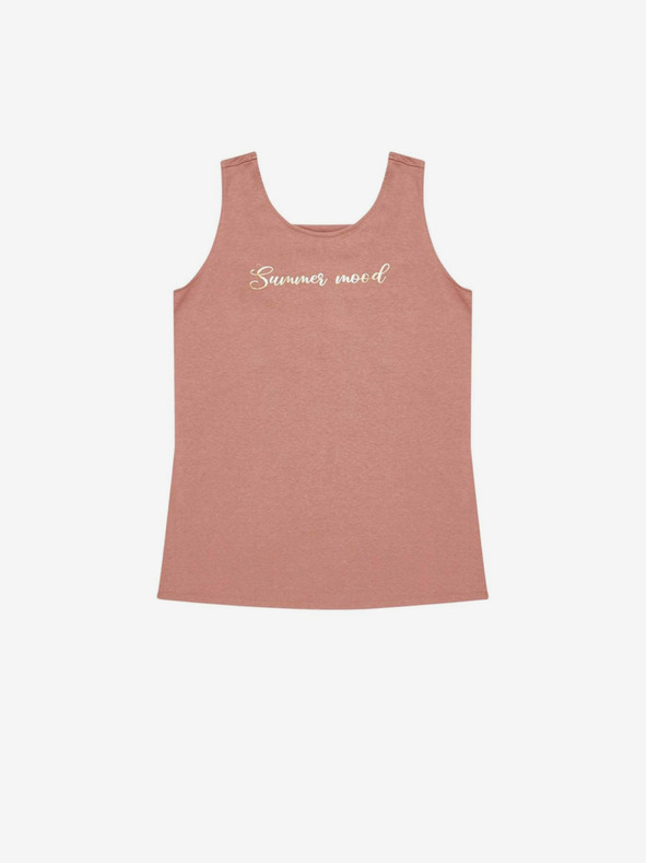 Moodo Hnědé dámské tílko Moodo