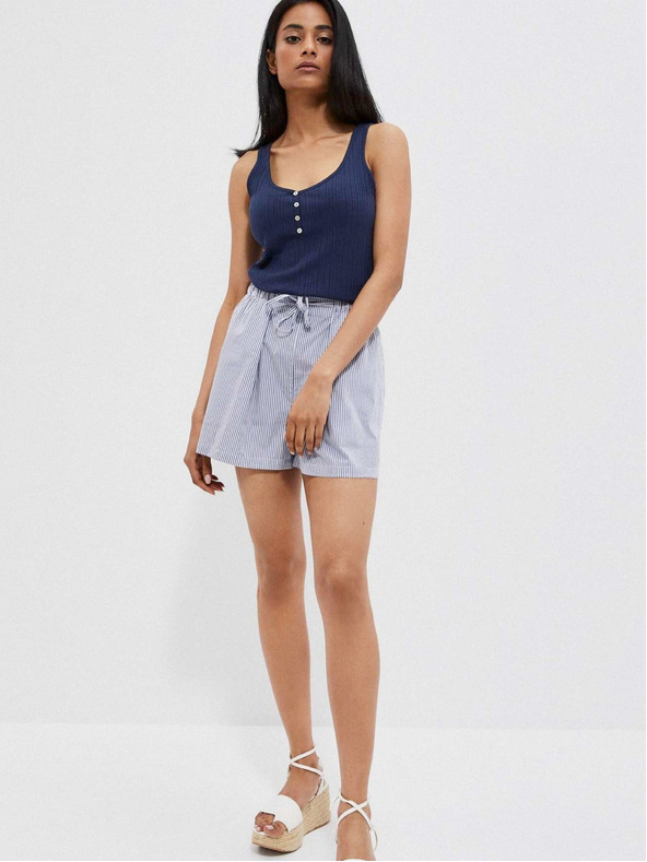 Moodo Tmavě modré dámské tílko Moodo