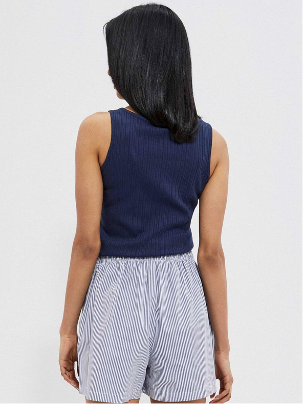 Moodo Tmavě modré dámské tílko Moodo