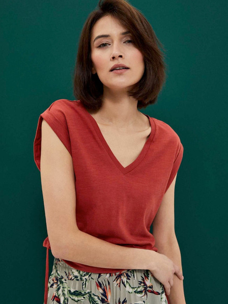 Moodo Oranžové dámské tričko Moodo