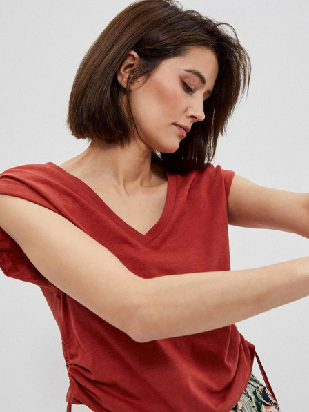 Moodo Oranžové dámské tričko Moodo