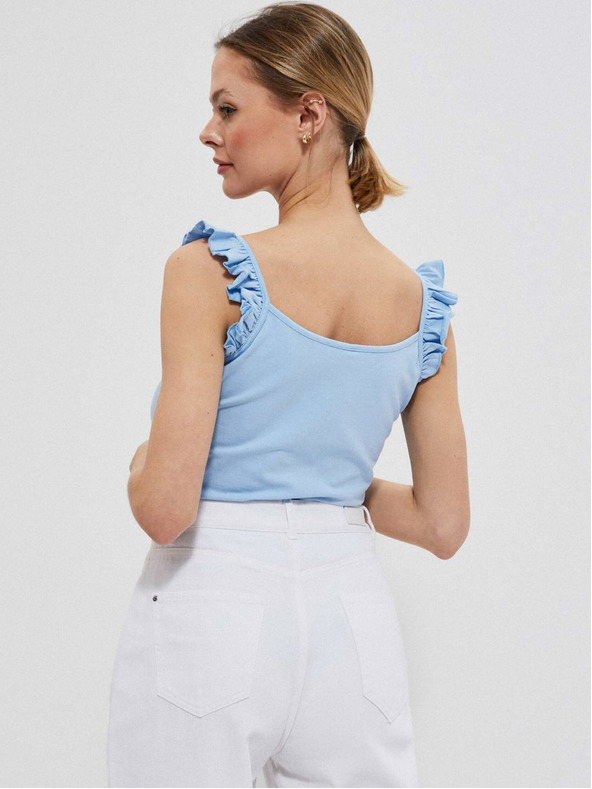 Moodo Světle modré dámské tílko Moodo