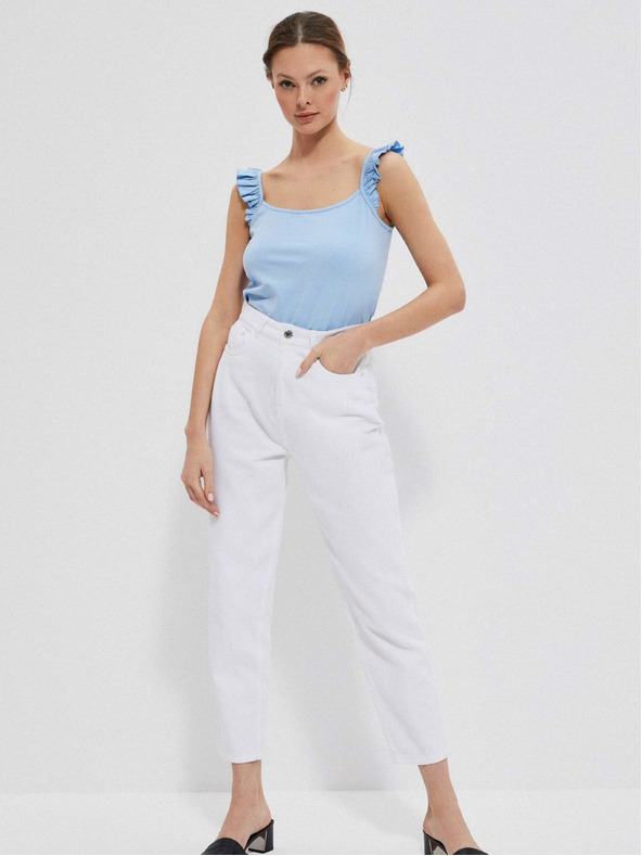 Moodo Světle modré dámské tílko Moodo