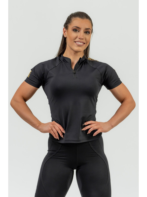 Nebbia NEBBIA Dámské funkční triko INTENSE Ultimate 831 Gold Nebbia