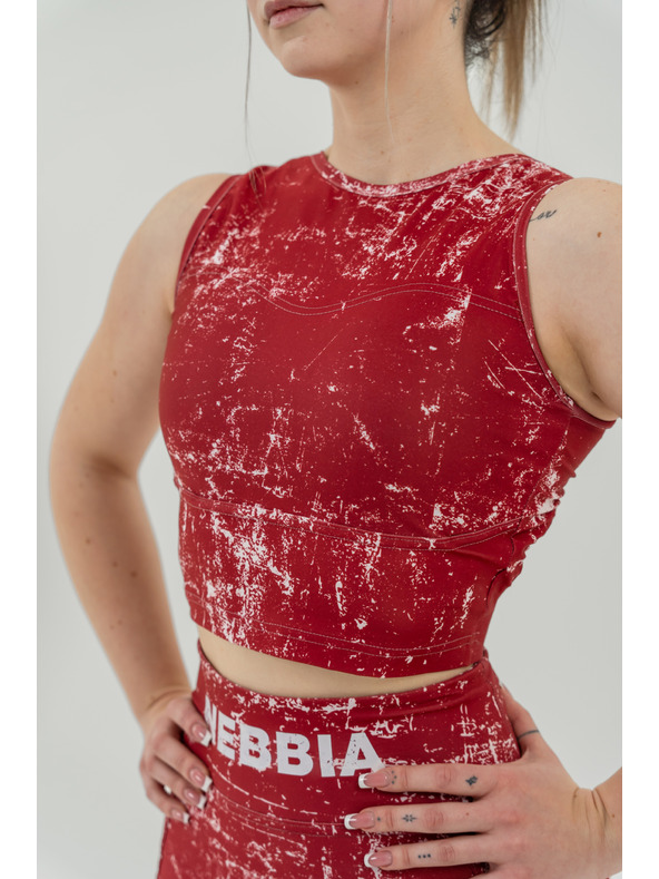 Nebbia Crop top tílko ROUGH GIRL 617