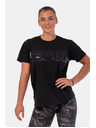 Nebbia Invisible Logo NEBBIA tričko 602 Black Nebbia