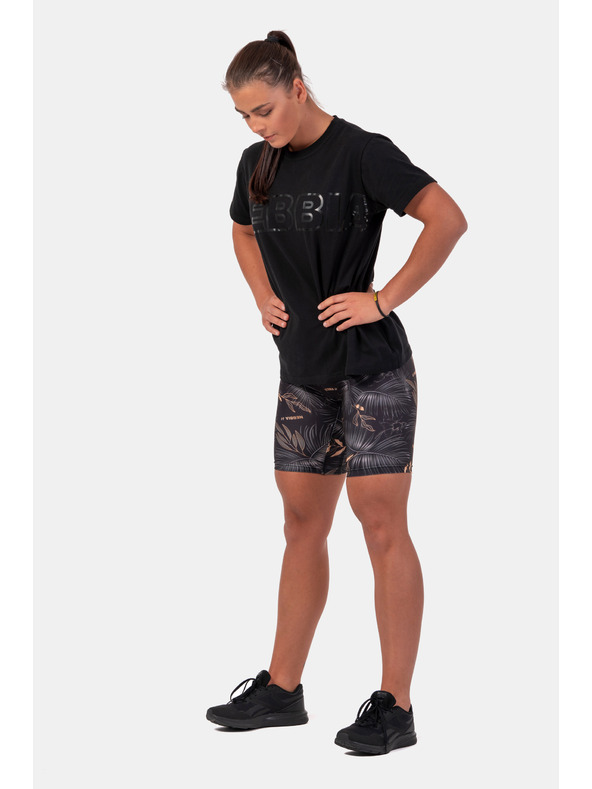 Nebbia Invisible Logo NEBBIA tričko 602 Black Nebbia