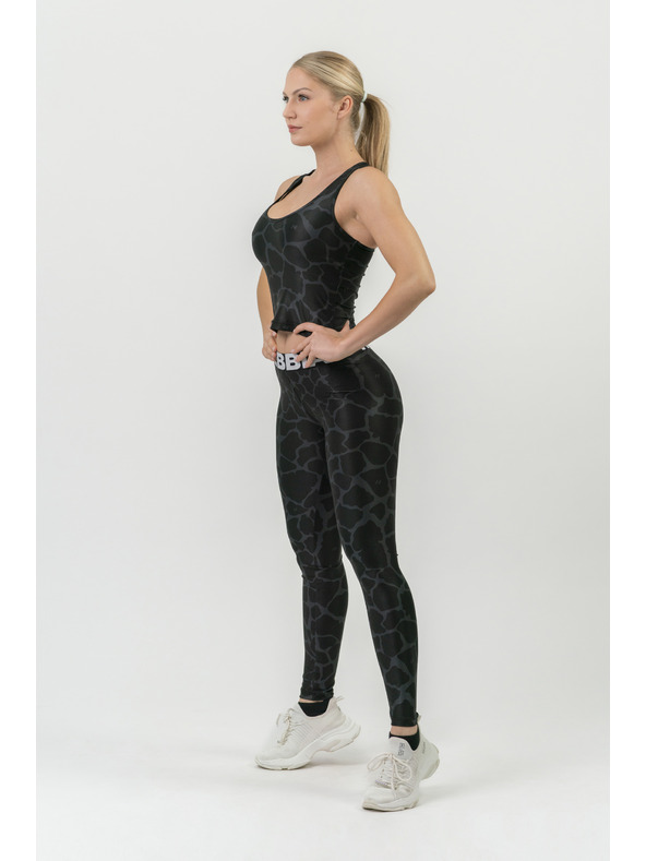 Nebbia NATURE-INSPIRED sportovní crop top “Racer back” 549 Nebbia