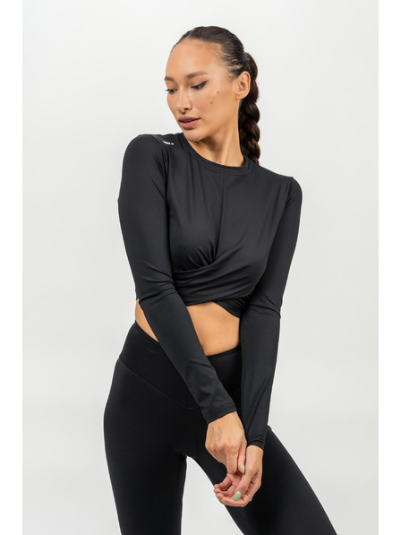Nebbia Crop top s dlouhým rukávem ELEVATED 468