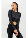 Nebbia Crop top s dlouhým rukávem ELEVATED 468