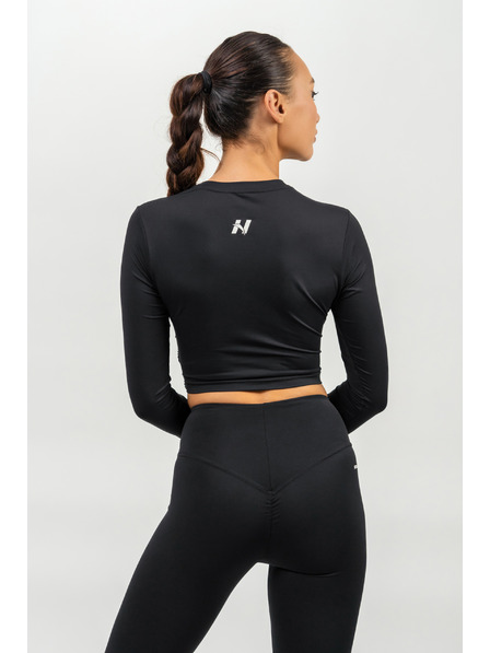 Nebbia Crop top s dlouhým rukávem ELEVATED 468
