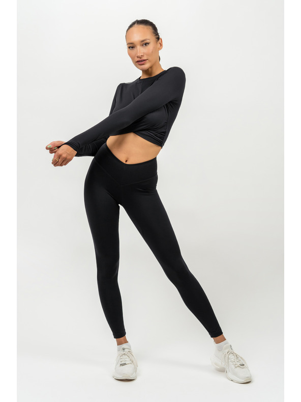 Nebbia Crop top s dlouhým rukávem ELEVATED 468