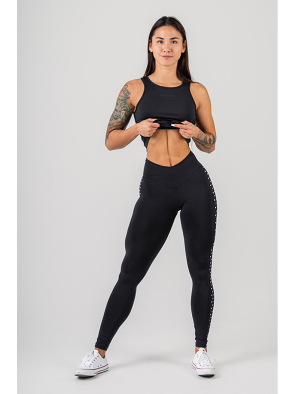 Nebbia Fitness tílko MESH 444 S,black
