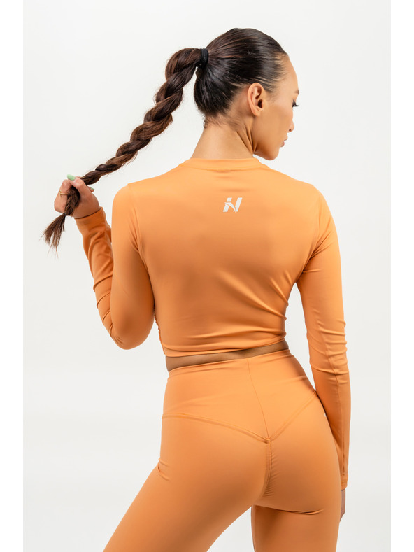 Nebbia Crop top s dlouhým rukávem ELEVATED 468