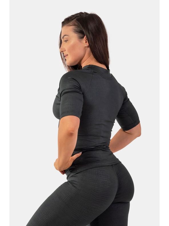 Nebbia Python tričko se vzorem hadí kůže 416 Nebbia