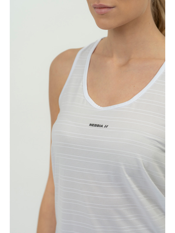 Nebbia FIT Activewear tílko “Airy” s reflexním logem 439 Nebbia