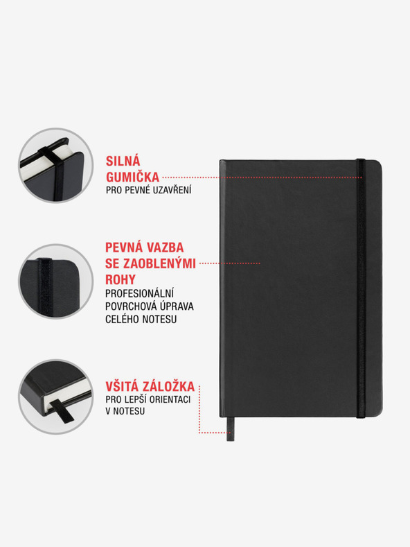 NOTIQUE NOTIQUE Notes Tomski & Polanski, linkovaný, 11 x 16 cm