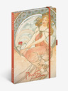 NOTIQUE NOTIQUE Notes Alfons Mucha – Malířství, linkovaný, 13 x 21 cm