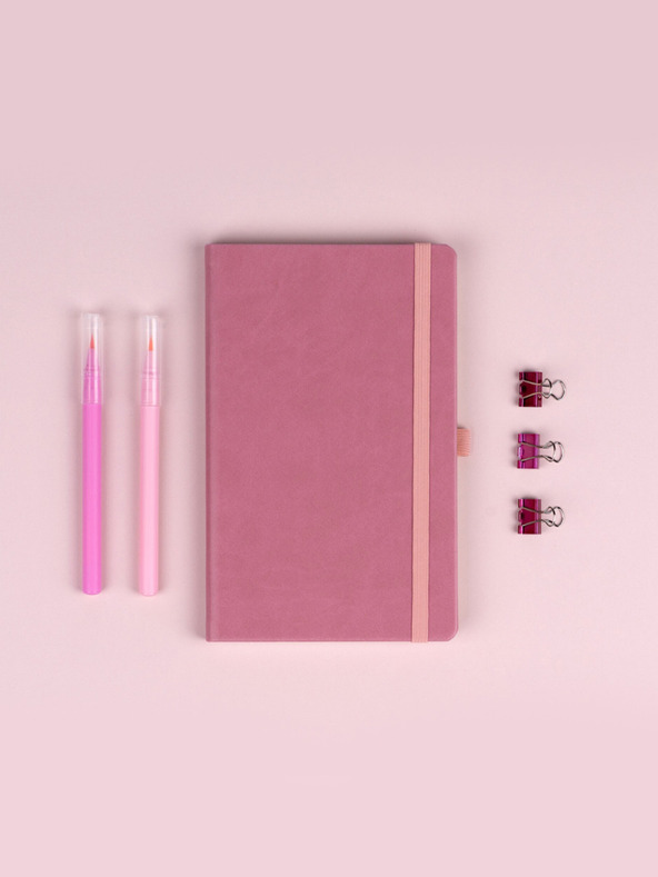 NOTIQUE NOTIQUE Notes Růžový, linkovaný, 13 x 21 cm