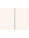 NOTIQUE NOTIQUE Notes Samet Plameňák, linkovaný, 13 x 21 cm BAAGL