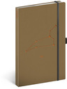 NOTIQUE NOTIQUE Notes Zvěrokruh Lev, linkovaný, 13 x 21 cm BAAGL