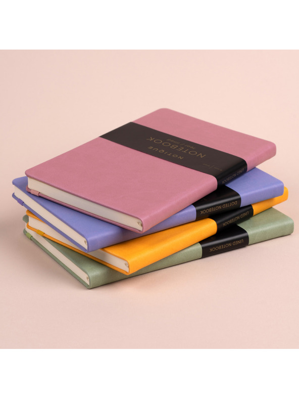 NOTIQUE NOTIQUE Notes Žlutý, tečkovaný, 13 x 21 cm