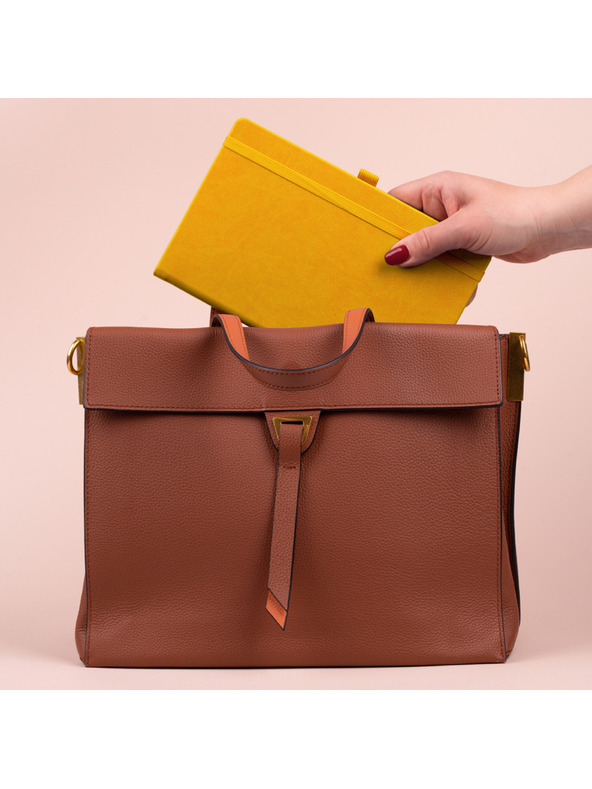 NOTIQUE NOTIQUE Notes Žlutý, tečkovaný, 13 x 21 cm