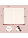NOTIQUE NOTIQUE Notes Aprint Neo, vínový, tečkovaný, 15 x 21 cm