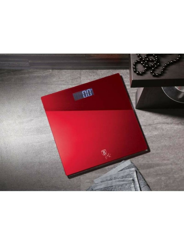 Berlingerhaus Osobní váha digitální 150 kg Burgundy Metallic Line BERLINGERHAUS