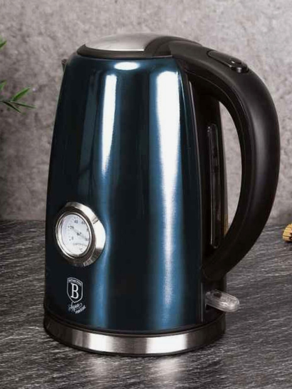 Berlingerhaus Rychlovarná konvice 1,7 l s teploměrem Aquamarine Metallic Line BERLINGERHAUS